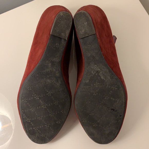 Johnston & Murphy wedges, red - Picture 7 of 10